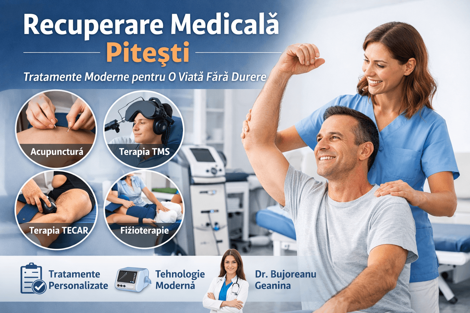 Dacă vrei să scapi de durere și să îți recapeți echilibrul, alege acupunctură Pitești într-un centru specializat. Tratamentul este sigur, eficient și adaptat nevoilor tale.