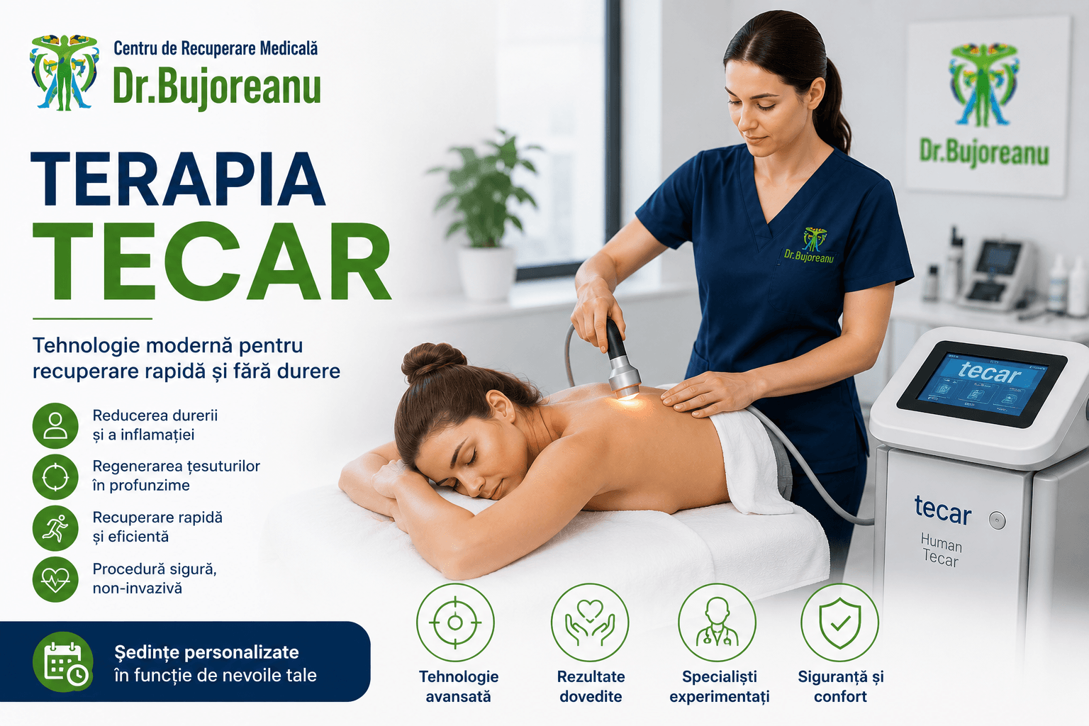 Terapia TECAR Pitești – preț, beneficii și tot ce trebuie să știi despre această procedură modernă